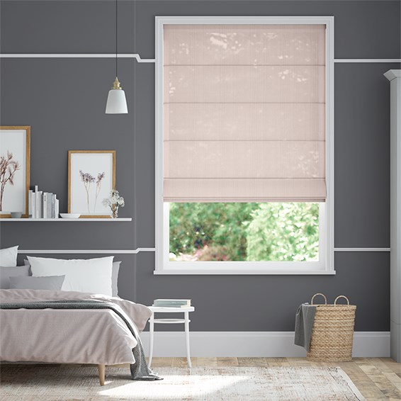 Melton Dusky Pink Roman Blind