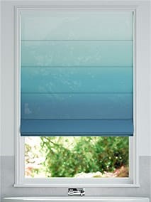 Ombre Teal Roman Blind thumbnail image