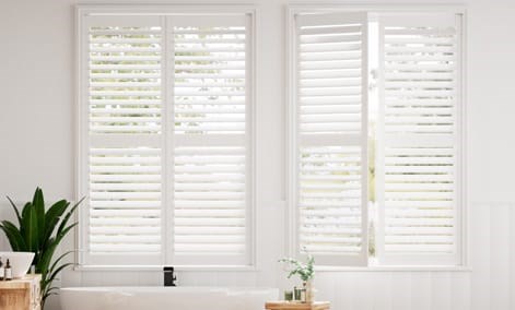 Express Chiffon White Easi-Fit Shutter Blinds Express Shutter thumbnail image