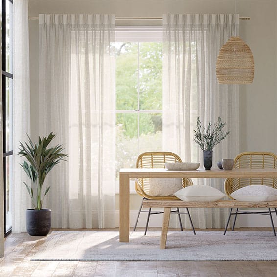 Madagascar Sheer Neutral Curtains