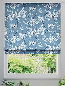 Madelyn Linen Bluebird Roman Blind thumbnail image