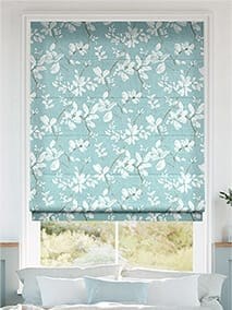 Madelyn Linen Duck Egg Roman Blind thumbnail image