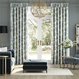 Madelyn Velvet Smoky Lime Curtains thumbnail image