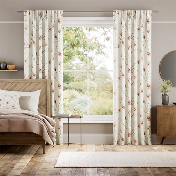 Magnolia Trail Blush Curtains