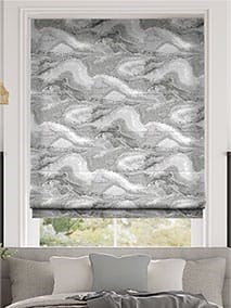 Marbled Ash Grey Roman Blind thumbnail image