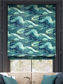 Marbled Jade Roman Blind thumbnail image