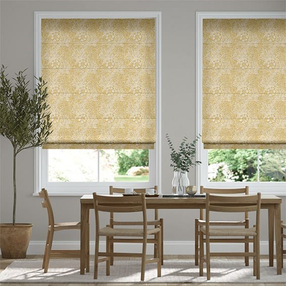 William Morris Marigold Mimosa Roman Blind