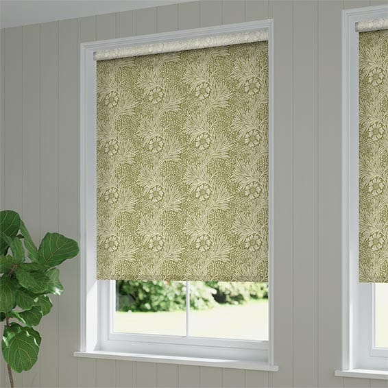 William Morris Marigold Moss Roller Blind | Blinds Online™