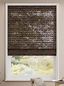 Maui Walnut Roman Blind thumbnail image