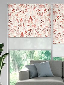 Double Roller Meadow Coral Double Roller Blind thumbnail image