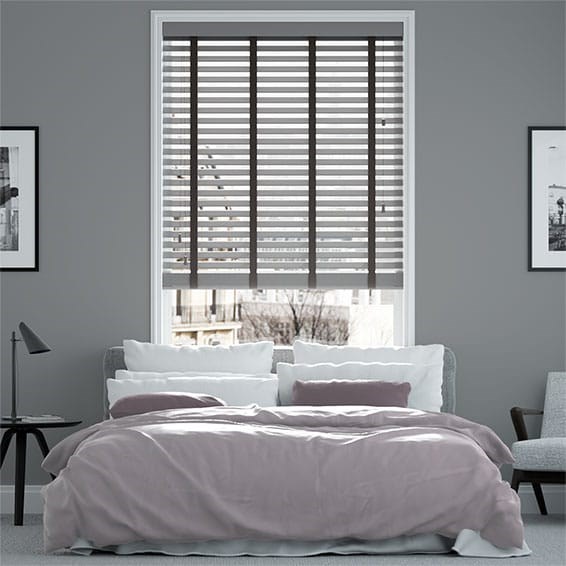 Metropolitan Iron & Espresso Wooden Blind - 50mm Slat