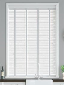 Metropolitan Snow & Platinum Wooden Blind thumbnail image