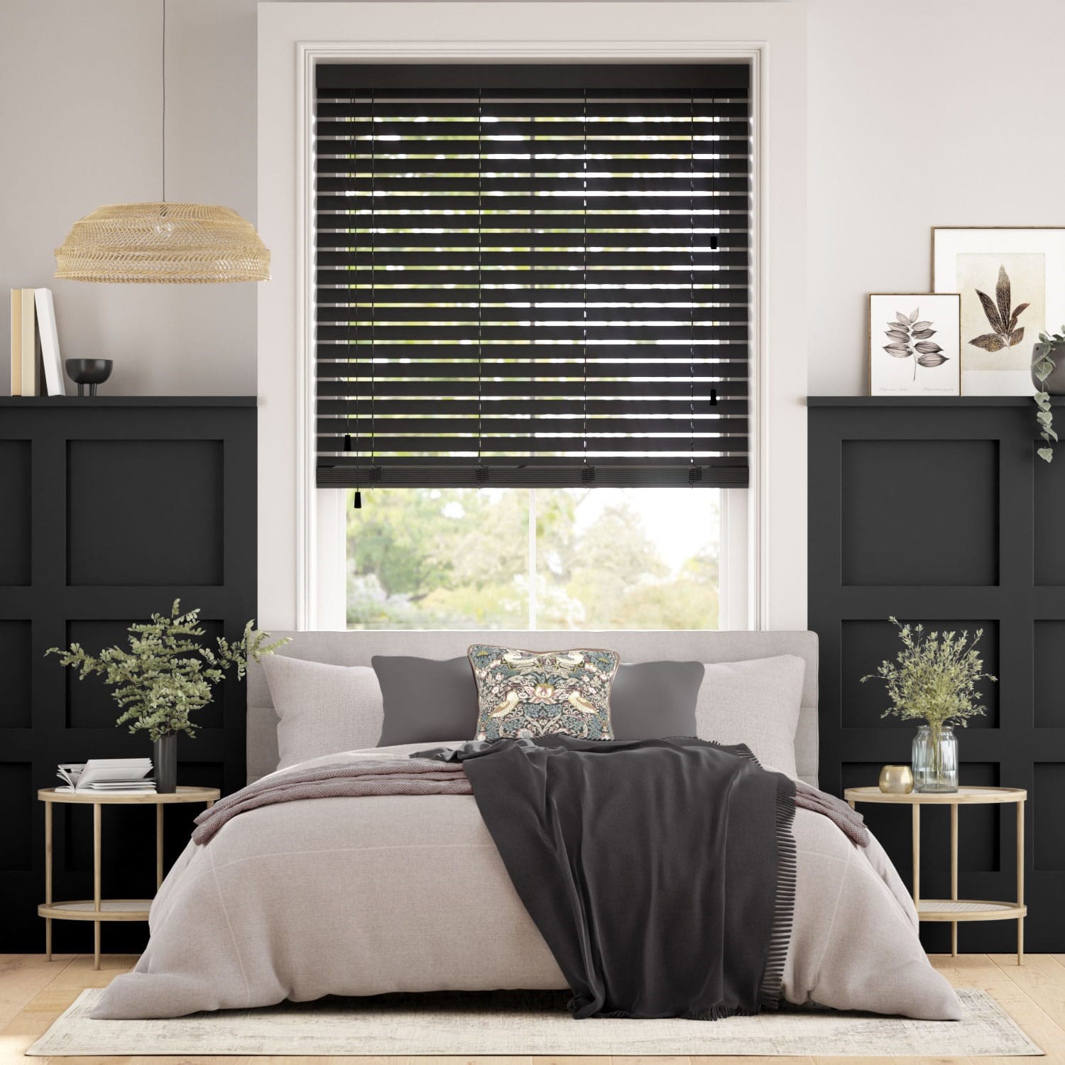 Metropolitan Midnight Wooden Blind - 50mm Slat