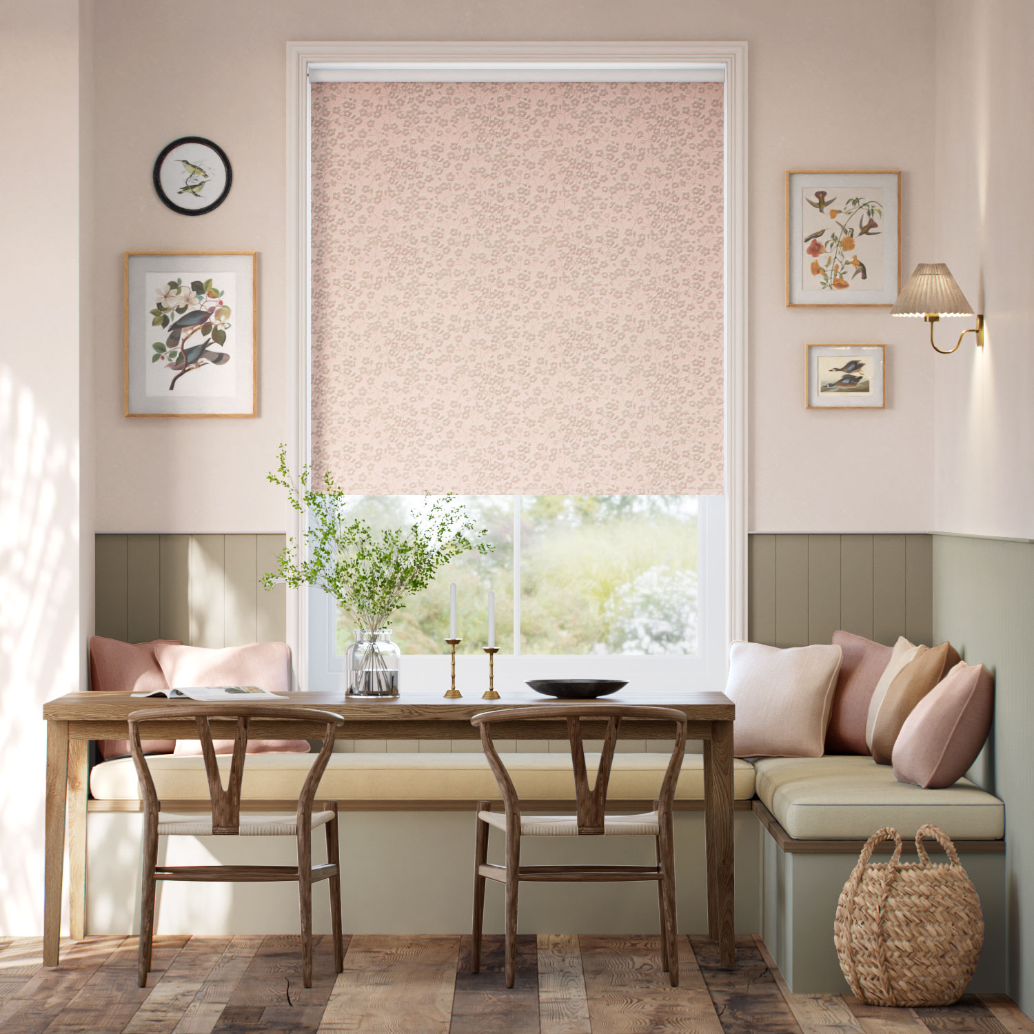 Mitsi Shadow Blush Roller Blind