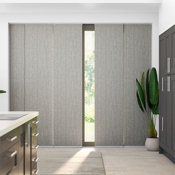 Moda Blockout Ash Grey Panel Blind