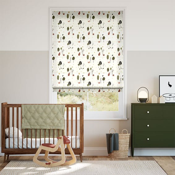 Molly Bear & Friends Natural Roman Blind