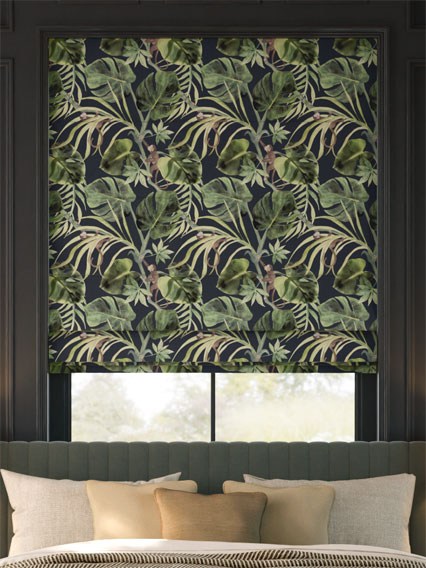 Monkey Business Slate Roman Blind thumbnail image