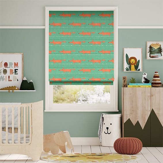 Mr Fox Gecko Roman Blind