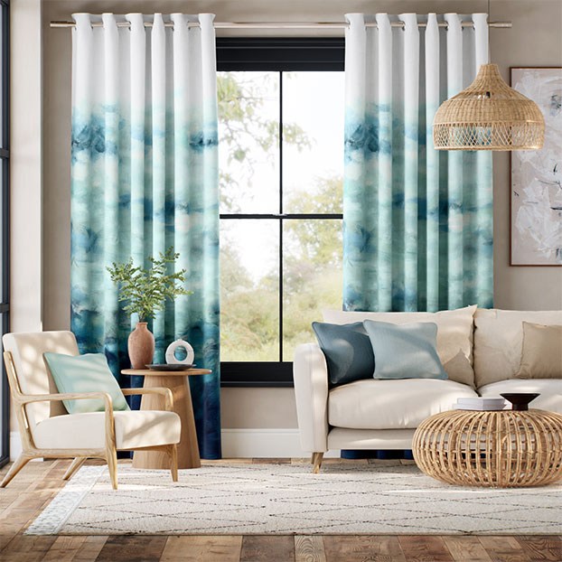 Nairobi Azure Curtains thumbnail image