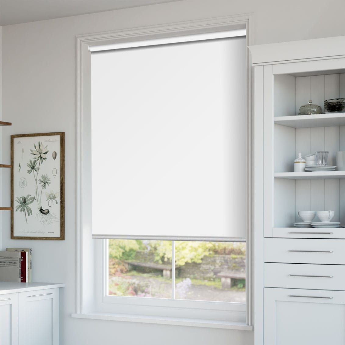 Next Day Sofia Blockout Chalk Roller Blind | Blinds Online™