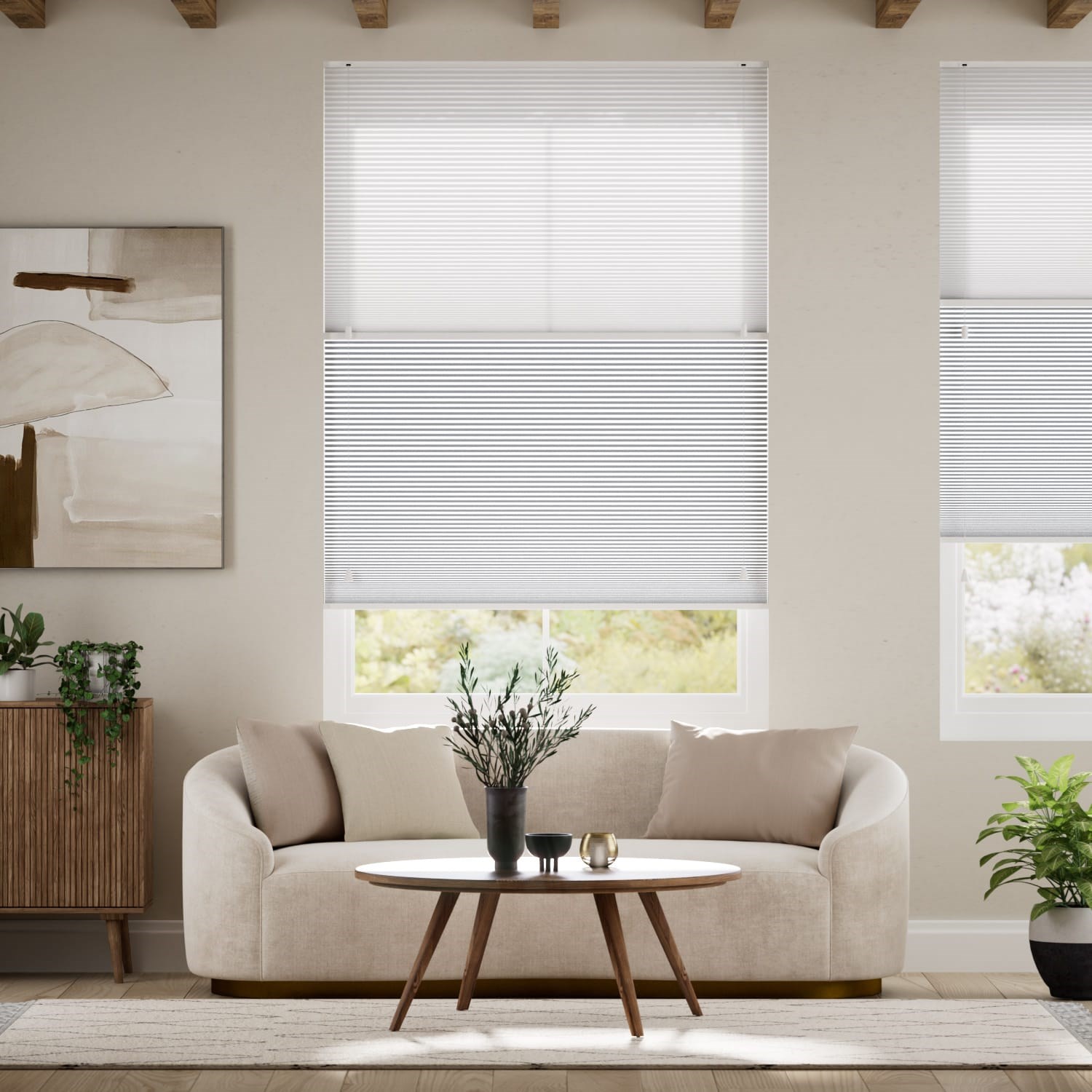 Night & Day Thermal Duo Simply White Pleated Blind