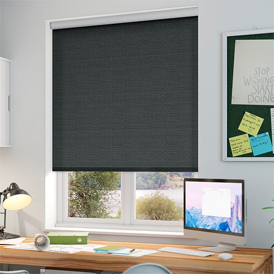 Oblivion Blockout Jet Roller Blind | Blinds Online™