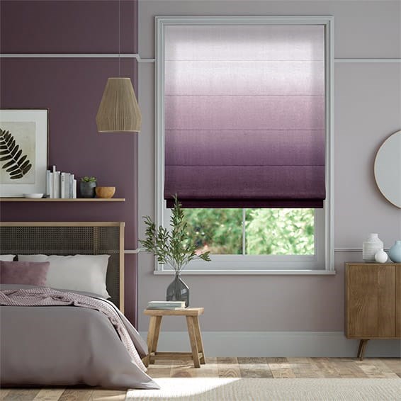 Ombre Heather  Roman Blind