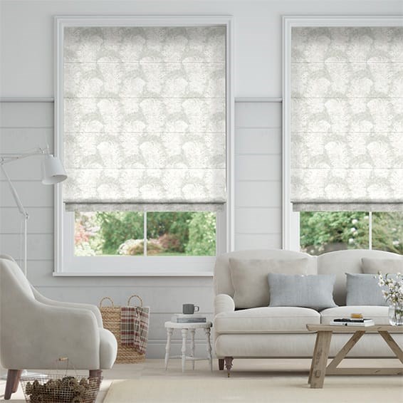 Operetta Silver Roman Blind