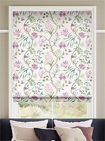 Orchid Trail Jade Roman Blind thumbnail image