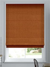 Paleo Linen Pumpkin Roman Blind thumbnail image