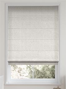 Party Polka Grey Roman Blind thumbnail image