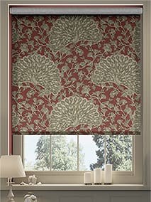 Peacock Garnet Roller Blind thumbnail image