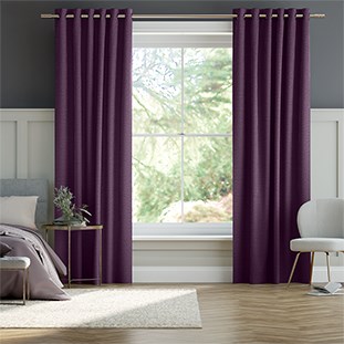 Plush Chenille Amethyst Curtains thumbnail image