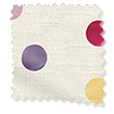 Polka Dot Purple Roman Blind swatch image