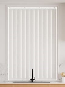 Oasis Blockout White Vertical Blind thumbnail image