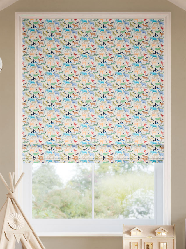 Quey Two Natural Roman Blind thumbnail image