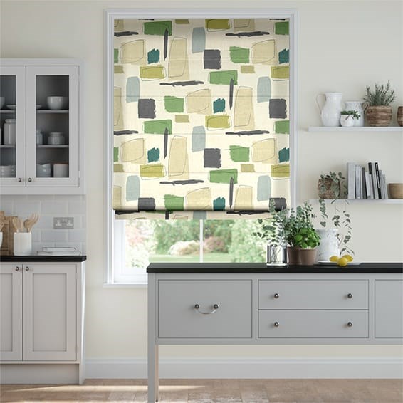 Reishi Grasshopper Roman Blind