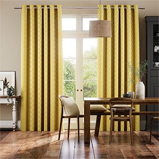 Rhythm Chartreuse Curtains thumbnail image