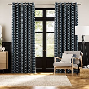 Rhythm Indigo Curtains thumbnail image