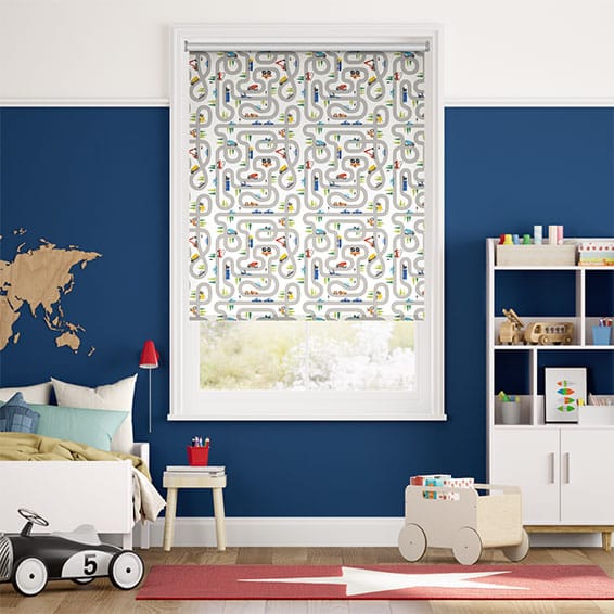 Road Trip Blockout Paintbox Roller Blind