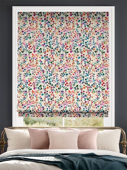 Rue Watercolour Rainbow Roman Blind thumbnail image