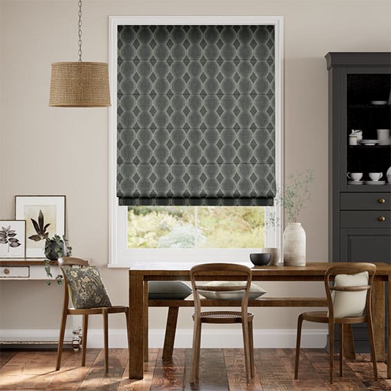 Rhythm Slate Roman Blind