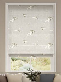 Sea Aves Soft Grey Roman Blind thumbnail image