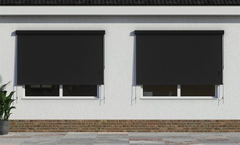 Shade IT Black Outdoor Window Blind thumbnail image