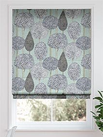 Silhouette Aqua Roman Blind thumbnail image