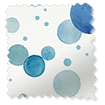 Splash Blockout Bubbles Blue Roller Blind swatch image