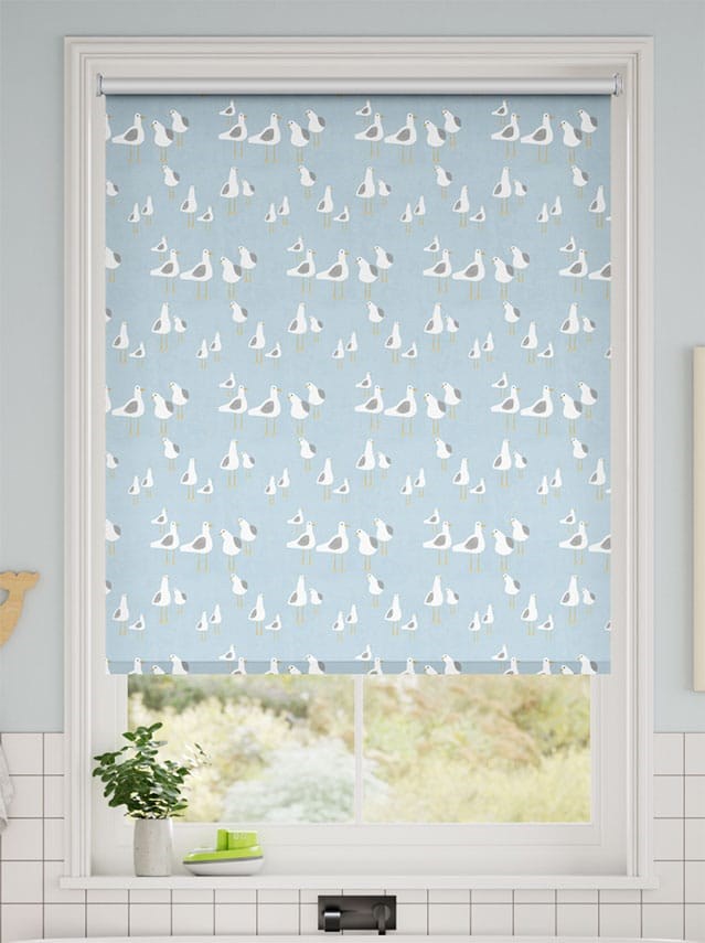 Splash Blockout Gulls Blue Haze Roller Blind thumbnail image