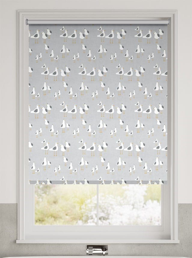 Splash Blockout Gulls Storm Grey Roller Blind thumbnail image