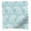 Splash Ride The Wave Aqua Roller Blind swatch image