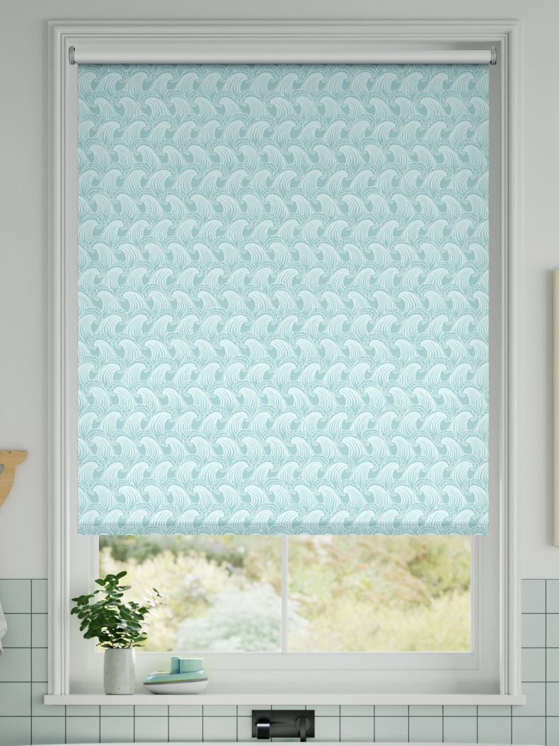 Splash Ride The Wave Aqua Roller Blind thumbnail image